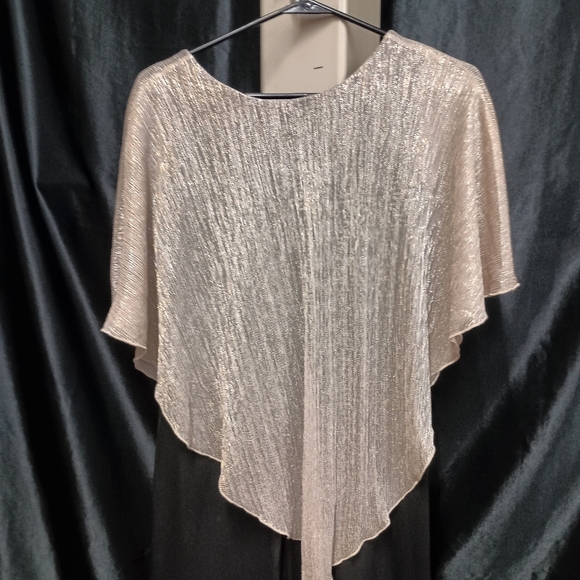 Enfocus Studio Black and Gold Asymmetrical Cocktail Dress - Picture 6 of 15